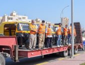 التحفظ على 238 مركبة مخالفة على محور المحمودية بالإسكندرية