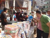 رئيس مدينة بسيون تقود حملة على الأسواق ومحلات بيع حلوى المولد 