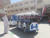 مجلس مدينة الخارجة يخصص طفطف لنقل الناخبين للجان الانتخابية.. فيديو وصور