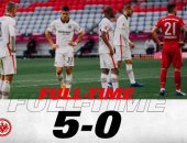 آينتراخت فرانكفورت يسخر من برشلونة بعد الخسارة من بايرن ميونخ 5ــ0