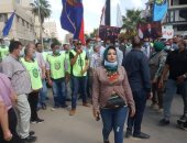 جامعة دمنهور تنظم مسيرة للتوعية بأهمية المشاركة فى الانتخابات بالبحيرة.. صور