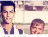 محمد هنيدى يتمنى الشفاء لرونالدو من كورونا بصورة فوتوشوب  