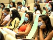 لمسة فنية خلال تفعيل الإجراءات الاحترازية بمهرجان الجونة