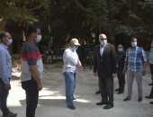 محافظ الجيزة يتفقد أعمال تطوير شارع نشأت بالعمرانية كمحور بديل للهرم.. صور