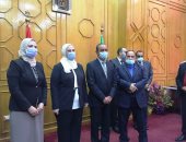 وزيرة التضامن بالإسماعلية لافتتاح مشروعات وتوزيع 10 آلاف بطانية.. صور