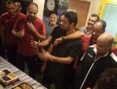 المقاولون يودع طاهر محمد قبل الرحيل للأهلى فى حضور النحاس وعبد الغنى