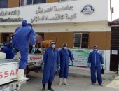 وحدة ناقلات الأمراض بشمال سيناء تنفذ حملة تعقيم بجامعة العريش