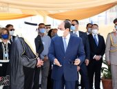 السيسى: تكلفة المشروعات فى سيناء خلال 6 سنوات تقارب 700 مليار جنيه