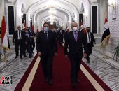 رئيس الوزراء يلتقى الرئيس العراقى برهم صالح خلال زيارته لبغداد