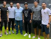 انتظام حازم إمام ومحمود علاء في مران الزمالك استعدادًا للرجاء