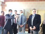 صور.. محافظ شمال سيناء يتفقد مدرسة العريش الفندقية