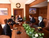 محافظ بورسعيد يستقبل وفد الأكاديمية الوطنية للتدريب لتقييم متدربى البرنامج الرئاسى