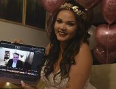 أول زواج بشكل قانونى عبر تطبيق "زووم" لعروسين من بلدين مختلفين.. فيديو