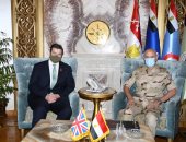 الفريق محمد فريد يبحث مع وزير الدولة للقوات المسلحة البريطانية عدة ملفات