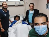 جراحة ناجحة للاعب سلة الأهلى بعد إصابته بكسر مضاعف فى اليد