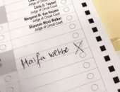 مواطن أمريكى ينتخب هيفاء وهبى فى بطاقة الاقتراع بالانتخابات الأمريكية