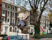 انهيار منزل فى لندن بقيمة 16 مليون إسترلينى وإخلاء المبانى المجاورة.. فيديو