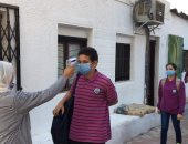 طالب ابتدائى يشارك بصور للإجراءات الاحترازية داخل مدرسته بمصر الجديدة