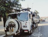 انطلاق سيارات شركة الصرف الصحى بالقاهرة فجرا تحسبا لسقوط أمطار