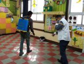 تعقيم وتطهير مقار اللجان الانتخابية بالدقهلية استعدادا لانتخابات النواب.. صور