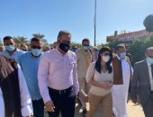 وزراء الآثار والتعاون الدولى والبيئة يفتتحون قلعة شالى فى سيوه.. فيديو وصور