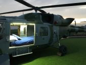 تحويل طائرة هليكوبتر بريطانية لمكان للإقامة بمقابل 78 دولار.. شاهد بالصور