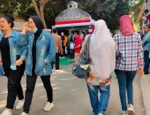 فيديو.. توافد المواطنين بكثافة على لجنة ماسبيرو فى بولاق أبو العلا