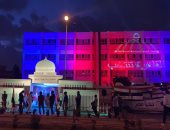 القاهرة تتزين بإضاءة المبانى لحث المواطنين على المشاركة فى الانتخابات.. صور