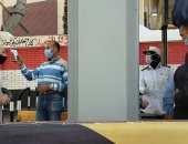 توافد الناخبين على لجان الاقتراع بالانتخابات البرلمانية في دائرة المعادى