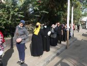 إقبال كثيف على اللجان الانتخابية بشبرا والساحل‎.. صور