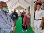 توافد الناخبين على لجان باب الشعرية والالتزام بالإجراءات الاحترازية.. صور