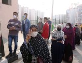 إقبال حاشد بأطول طابور فى انتخابات النواب بحى الأسمرات.. فيديو