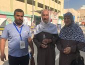 "حمدى وسيدة" زوجان تخطيا السبعين يدليان بصوتهما في العريش ويدعوان للمشاركة