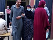 كبار السن بالقليوبية يحرصون على المشاركة فى انتخابات مجلس النواب.. صور