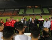 وزير الرياضة يؤازر المنتخب الأولمبى قبل وديتي كوريا والبرازيل