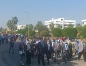 مهرجان طلابى بجامعة قناة السويس للمشاركة فى الانتخابات بالإسماعيلية