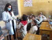 صحة المنيا: تطعيم 141 ألف تلميذ ضد الطفيليات المعوية بالمرحلة الابتدائية