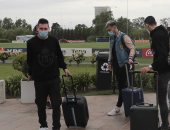 وصول ميسي ودي ماريا إلى معسكر الأرجنتين.. فيديو وصور 