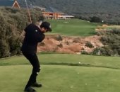 سعد لمجرد يكشف عن مهارته فى رياضة الجولف.. فيديو وصور