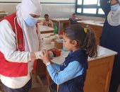 فحص 35 ألف تلميذ بالفيوم خلال مبادرة الكشف عن الانيميا والتقزم.. صور