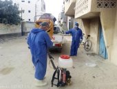 تعقيم منزلين لحالات اشتباه فى كورونا بشمال سيناء