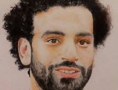 أسطورة الريدز.. "محمود" يصمم بورتريه للاعب منتخب مصر ونادى ليفربول الإنجليزى