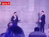 محمد صلاح فى حفل تكريمه: نعدكم بإسعاد الشعب المصرى وإدخال الفرحة على قلوبهم 