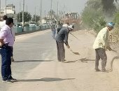 فيديو وصور .. حملة لتجميل طريق أبو حماد الزقازيق بمحافظة الشرقية