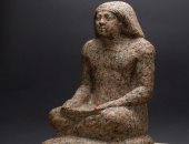 تمثال الكاتب المصرى"تب-إم-عنخ" فى ضيافة متحف الآثار بمكتبة الإسكندرية