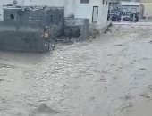 أمطار غزيرة وسيول فى مدينة السلوم غرب مرسى مطروح.. فيديو