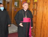 السفير البابوى للفاتيكان يشارك فى تجليس مطران الكاثوليك الجديد بالمنيا