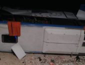 إصابة 39 شخصا فى حادث انقلاب أتوبيس على طريق قنا - الأقصر