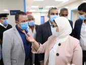 وزيرة الصحة تصل محافظة جنوب سيناء لتفقد عدد من المنشآت الطبية