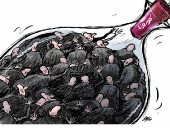 العالم رهينة فى زجاجة لقاح للقضاء على كورونا بكاركاتير الشرق الاوسط